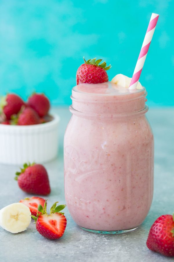 Healthy Strawberry Banana Smoothie