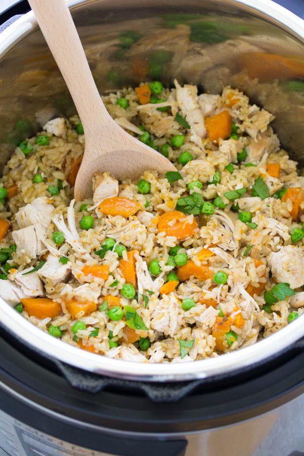 Easy Instant Pot Chicken and Rice