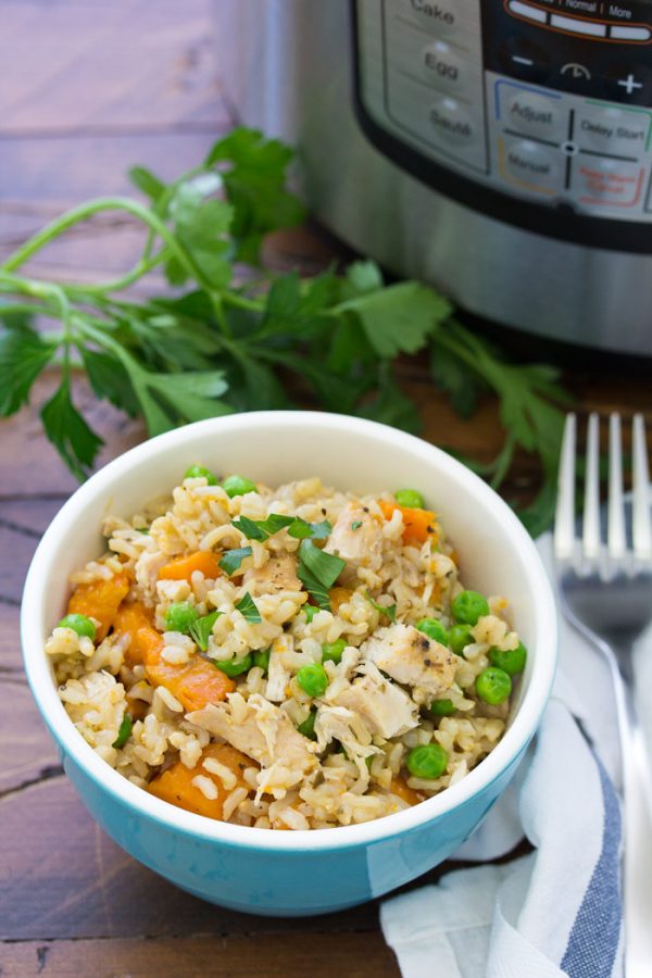 Easy Instant Pot Chicken and Rice
