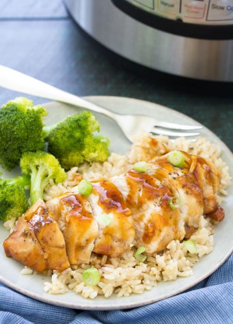 These Honey Garlic Instant Pot Chicken Breasts are always moist, tender and flavorful! These pressure cooker chicken breasts cook perfectly in minutes from fresh or frozen.