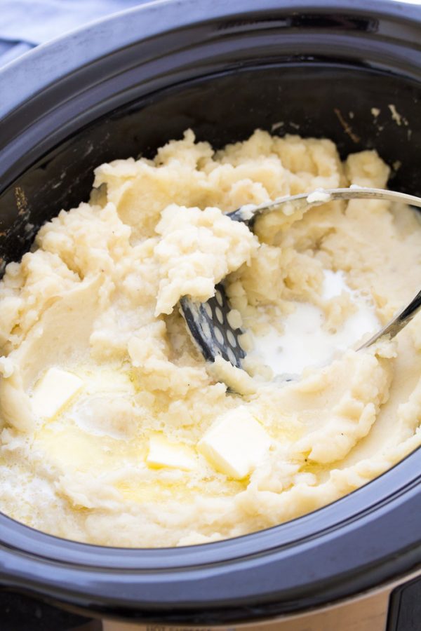 Crock Pot Mashed Potatoes (No Boil)
