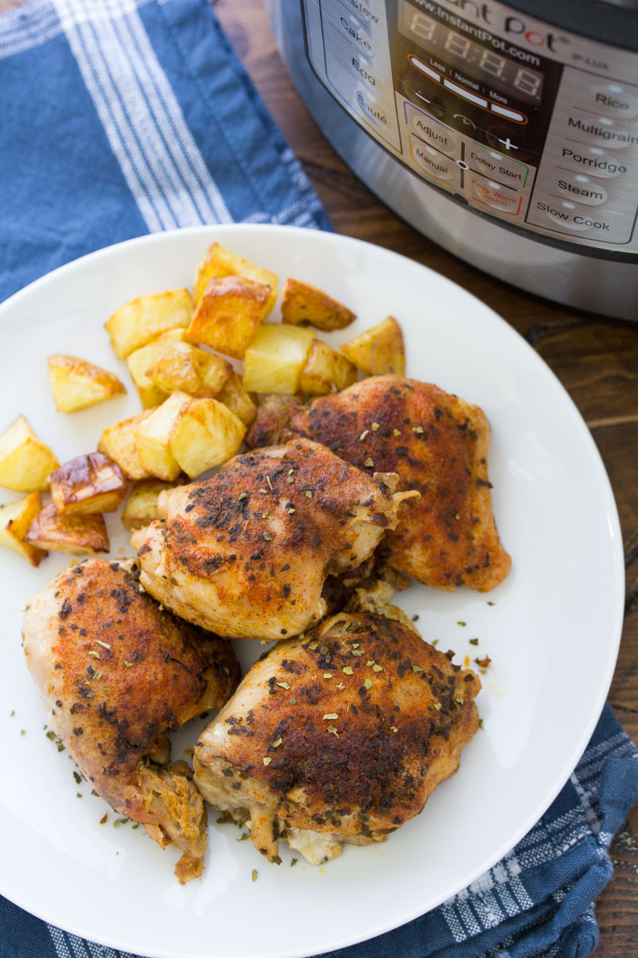 instant pot frozen chicken thighs cream of mushroom soup