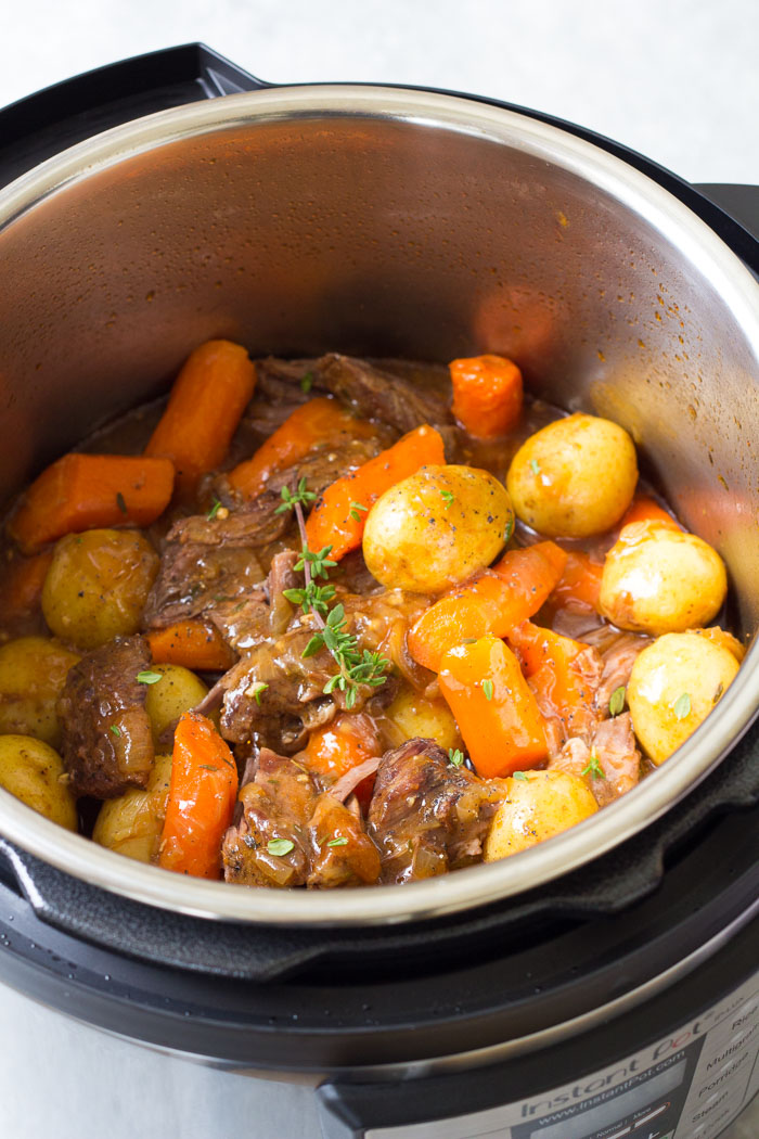 Instant Pot Pot Roast (Pressure Cooker Recipe) - Kristine's Kitchen