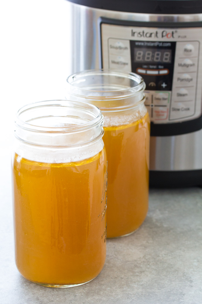 How to Make Instant Pot Bone Broth (or Chicken Stock) - Kristine's