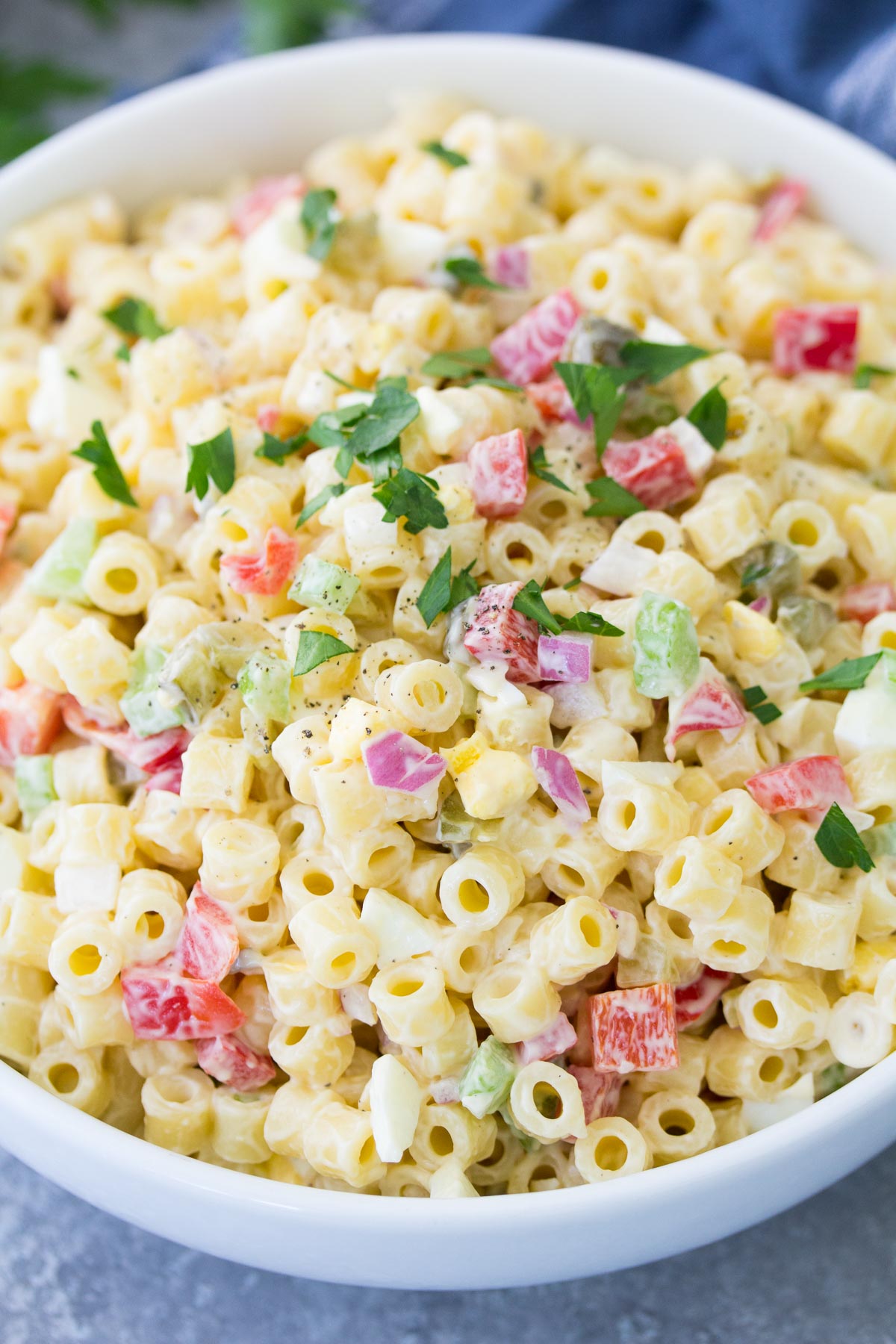 Classic Macaroni Salad Recipe - Kristine's Kitchen