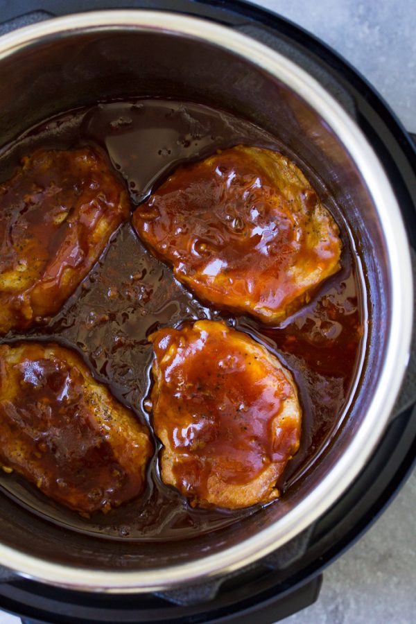 Honey Garlic Instant Pot Pork Chops - Easy Pressure Cooker Recipe