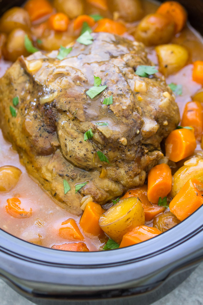 Slow Cooker Pot Roast - Easy Crock Pot Recipe!