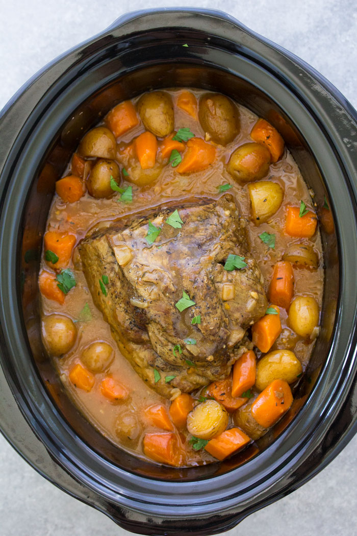 Slow Cooker Pot Roast - Easy Crock Pot Recipe!