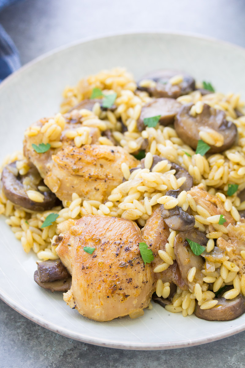 Instant Pot Chicken And Mushrooms - 30 Minute Meal!