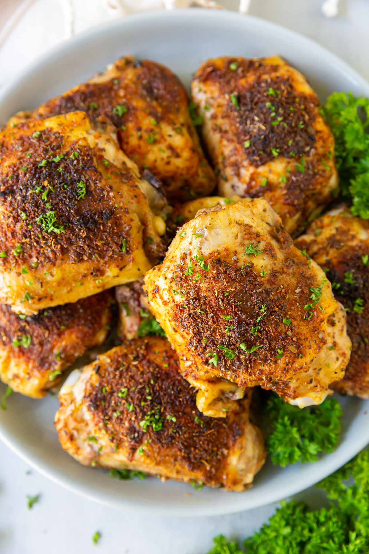 BEST Baked Chicken Thighs - The Most Incredible Seasoning!