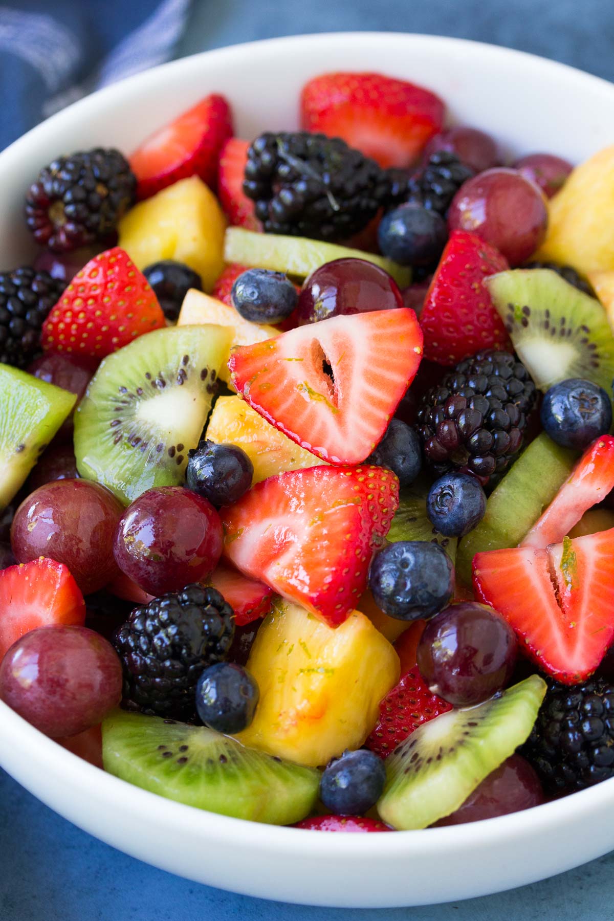 Fresh Fruit Salad (ready in 15 minutes!) - Fit Foodie Finds