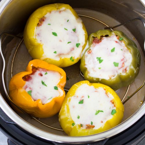 Instant Pot Stuffed Peppers Easy Pressure Cooker Recipe