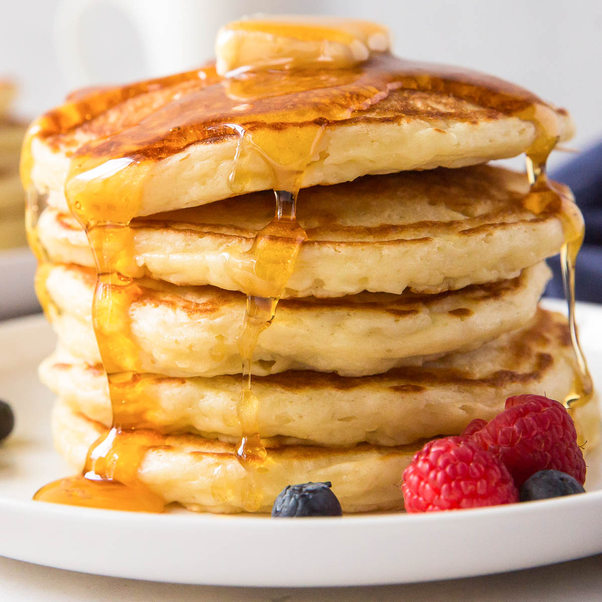 Perfect Fluffy Buttermilk Pancakes - The BEST soft and fluffy pancakes you  will ever eat!