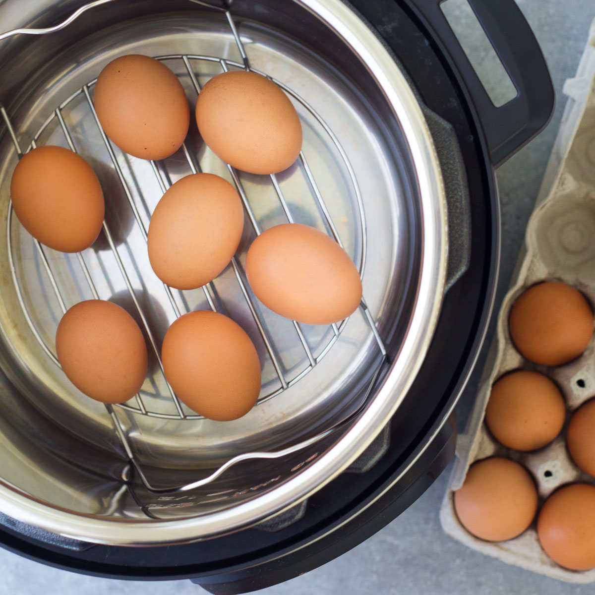 Instant Pot Boiled Eggs (easy peel recipe!)