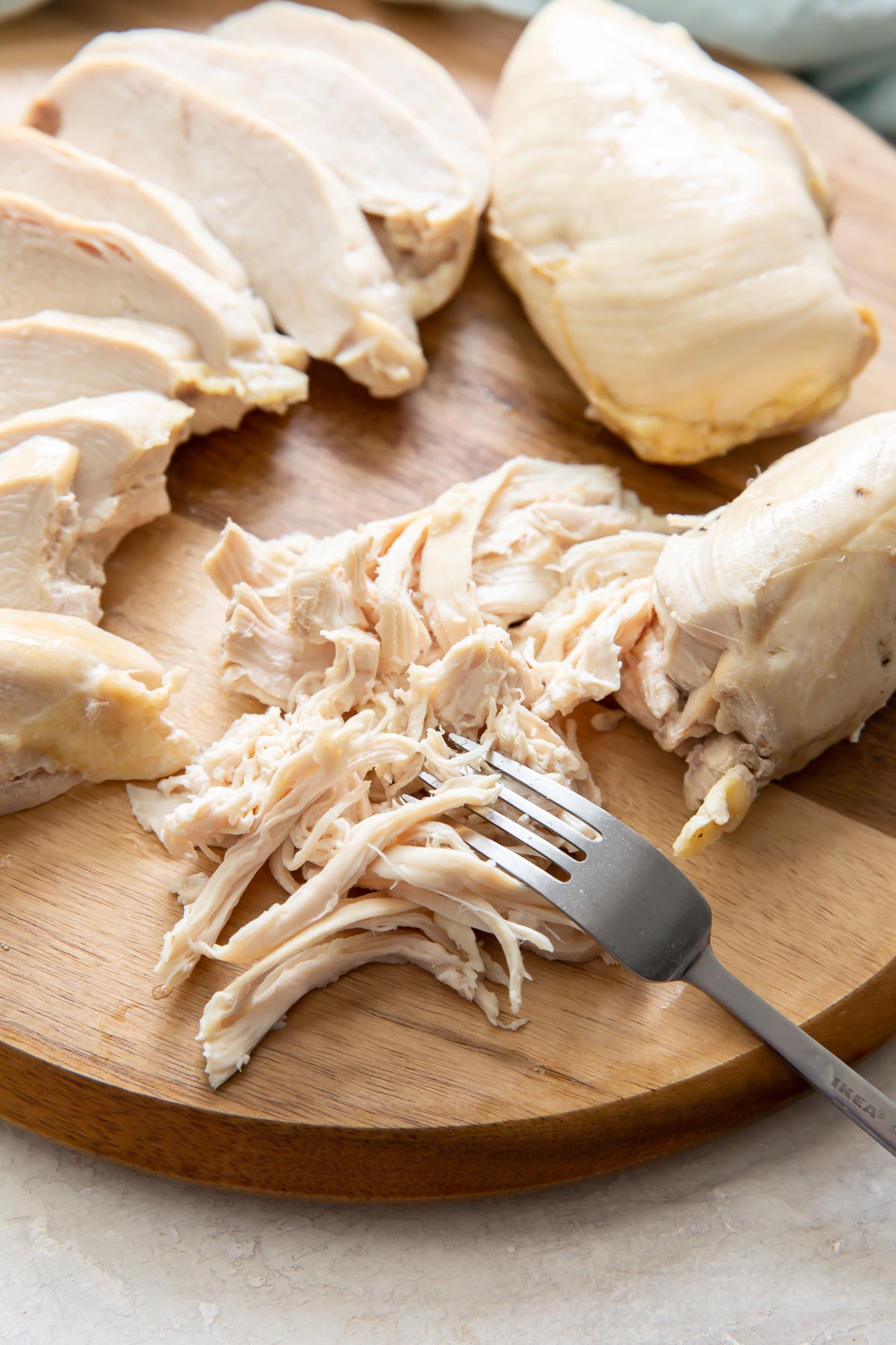 Poached Chicken - Moist, Tender & Flavorful! - Kristine's Kitchen