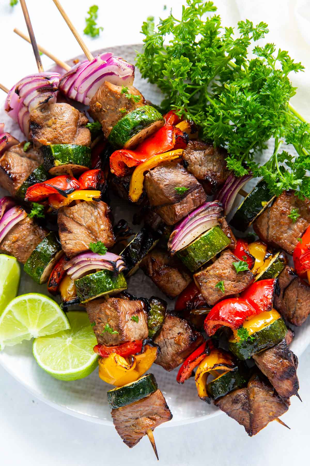 Steak Kabobs - BEST Kabob Recipe with Marinade! - Kristine's Kitchen