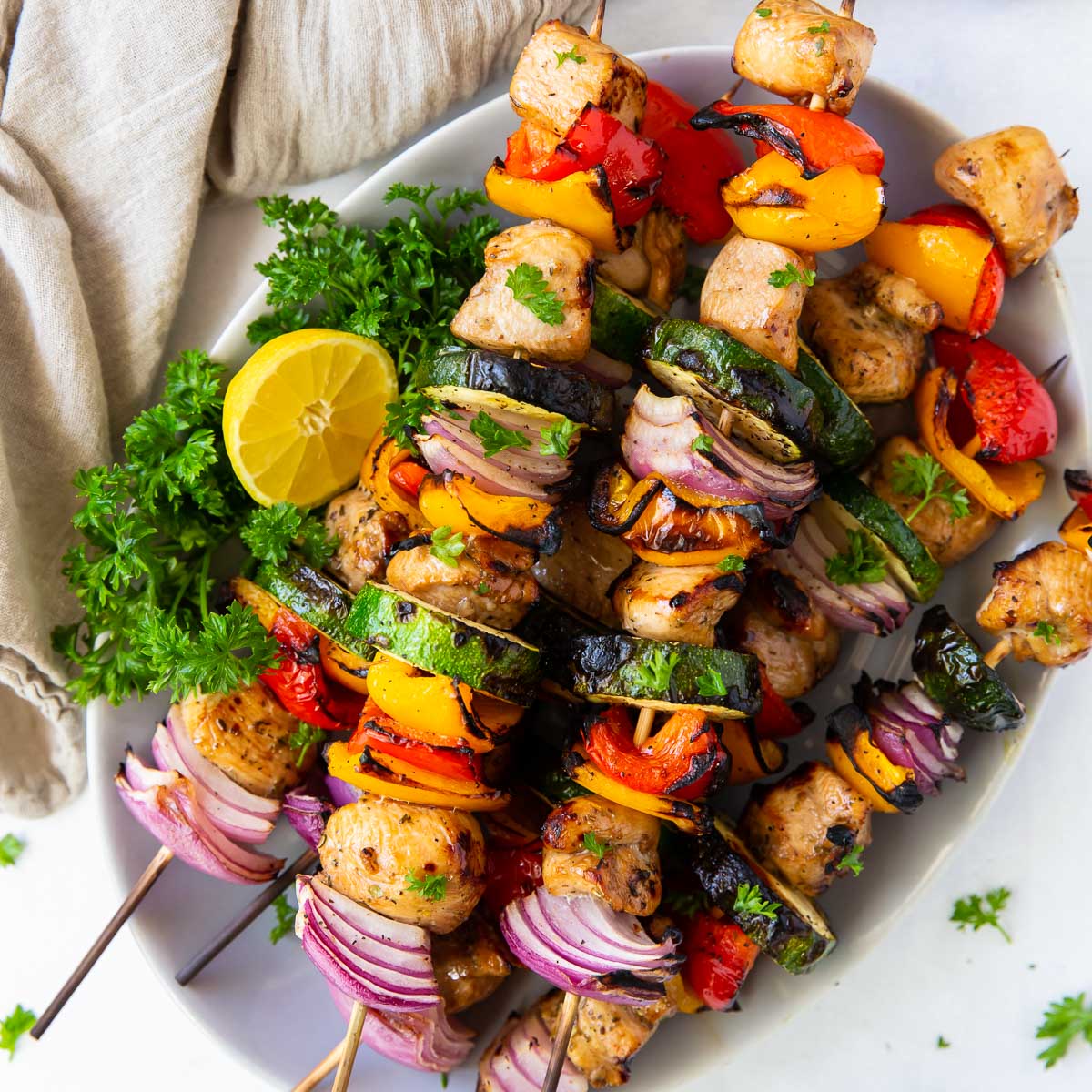 Chicken Kabob with Vegetables –