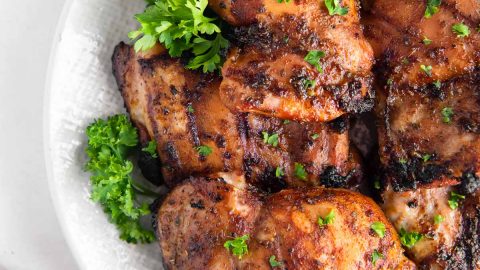 Grilled boneless chicken thighs dry rub best sale