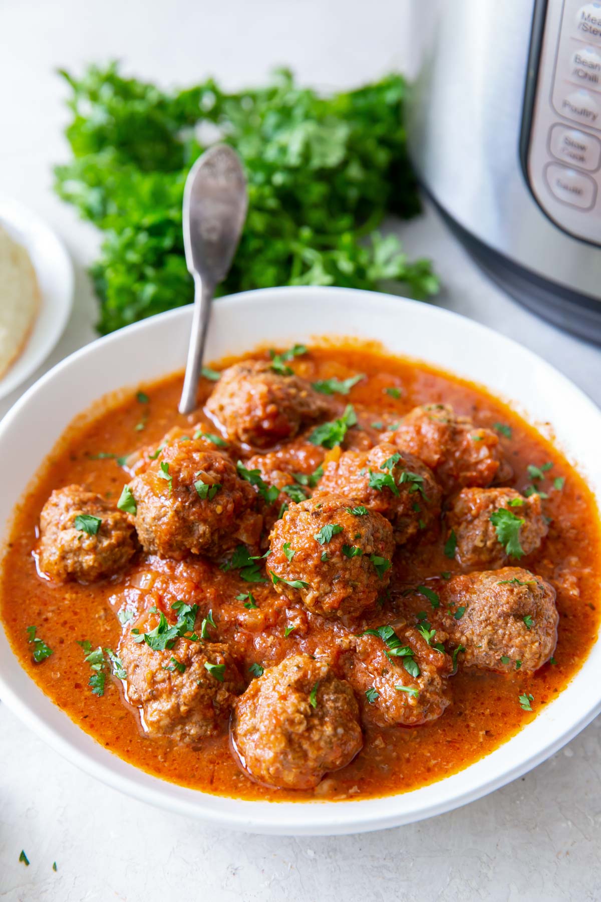 Instant Pot Meatballs (with Marinara Sauce!) - Kristine's Kitchen