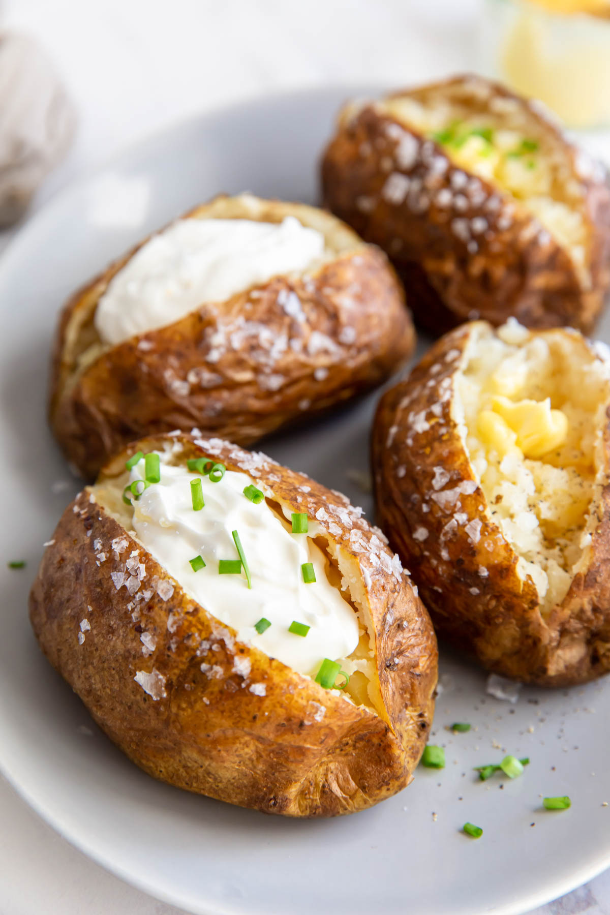 Best Baked Potato Recipe {Fluffy With Crispy Skin} - Kristine's Kitchen