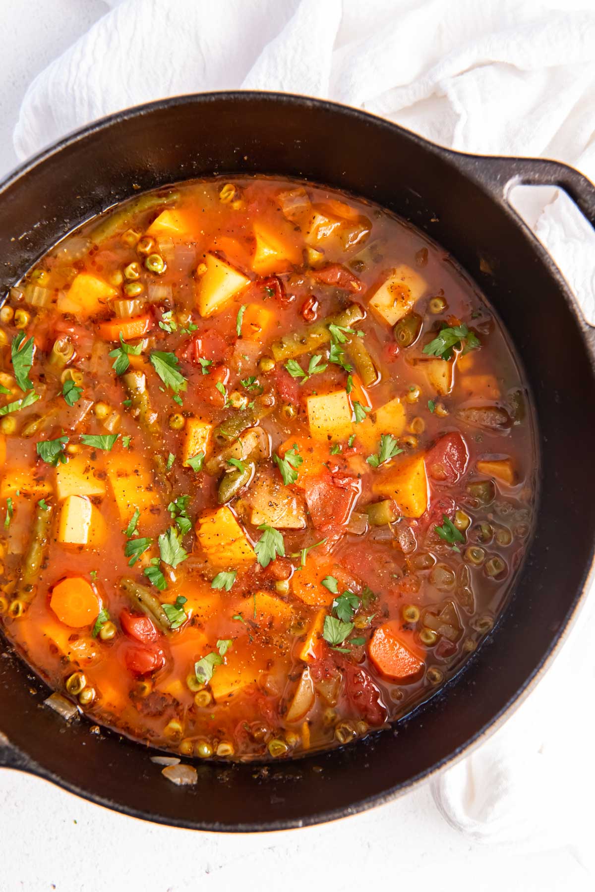 Homemade Vegetable Soup - Kristine's Kitchen