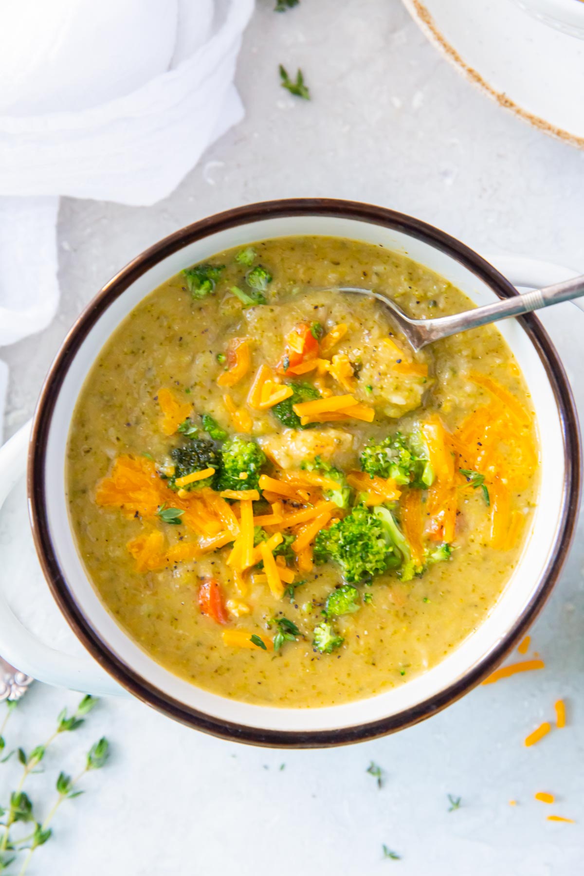 Best Broccoli Cheddar Soup Recipe - Kristine's Kitchen