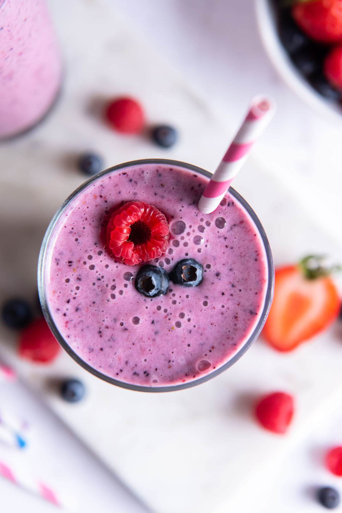 The Best Berry Smoothie - Kristine's Kitchen