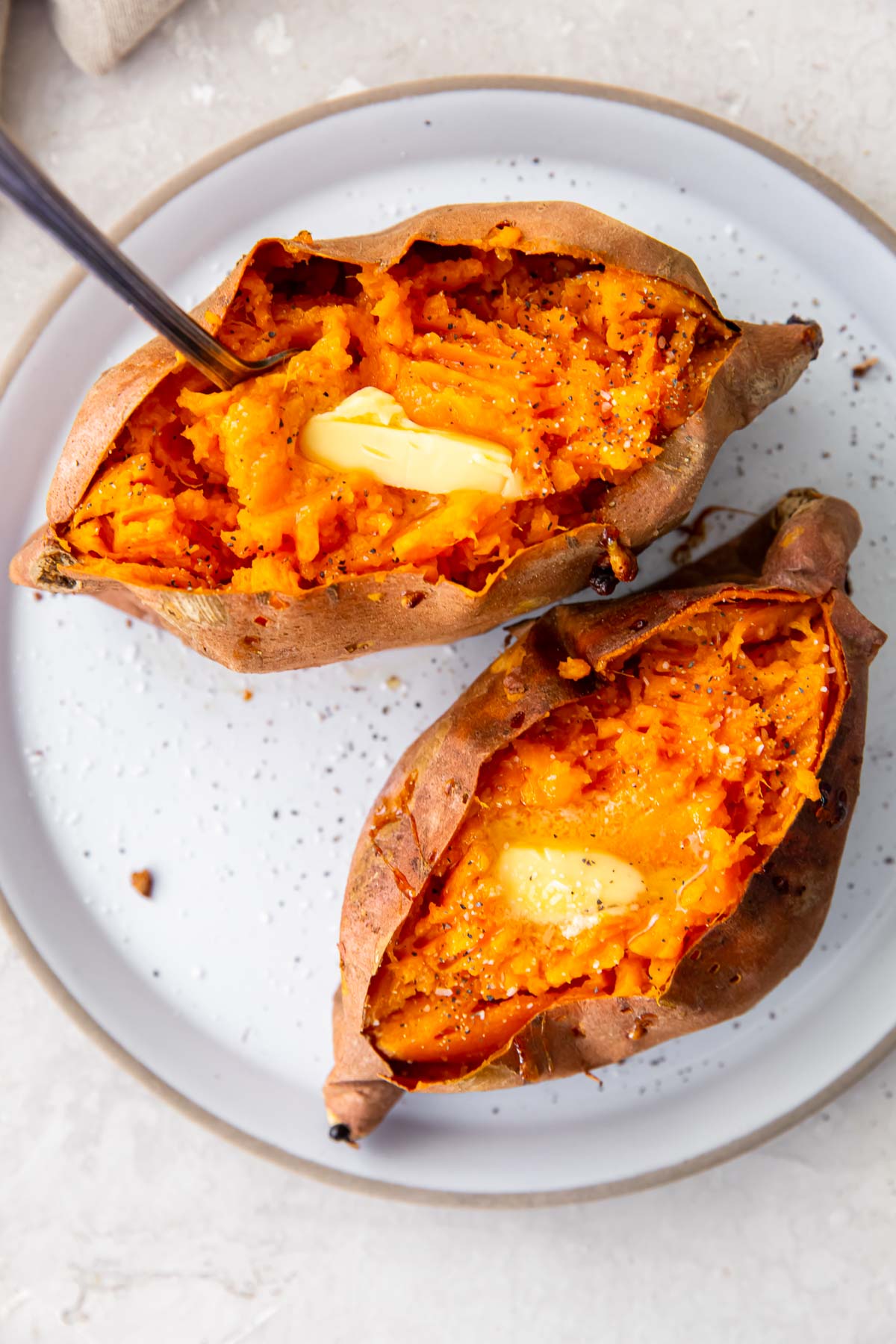 Air Fryer Baked Sweet Potato (So Easy!) - Kristine's Kitchen