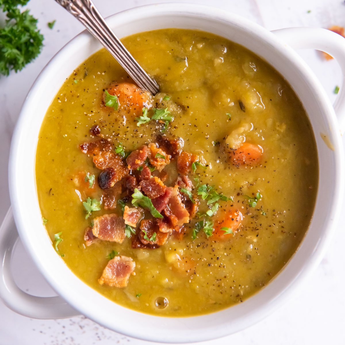 Split Pea Soup - The Cozy Cook