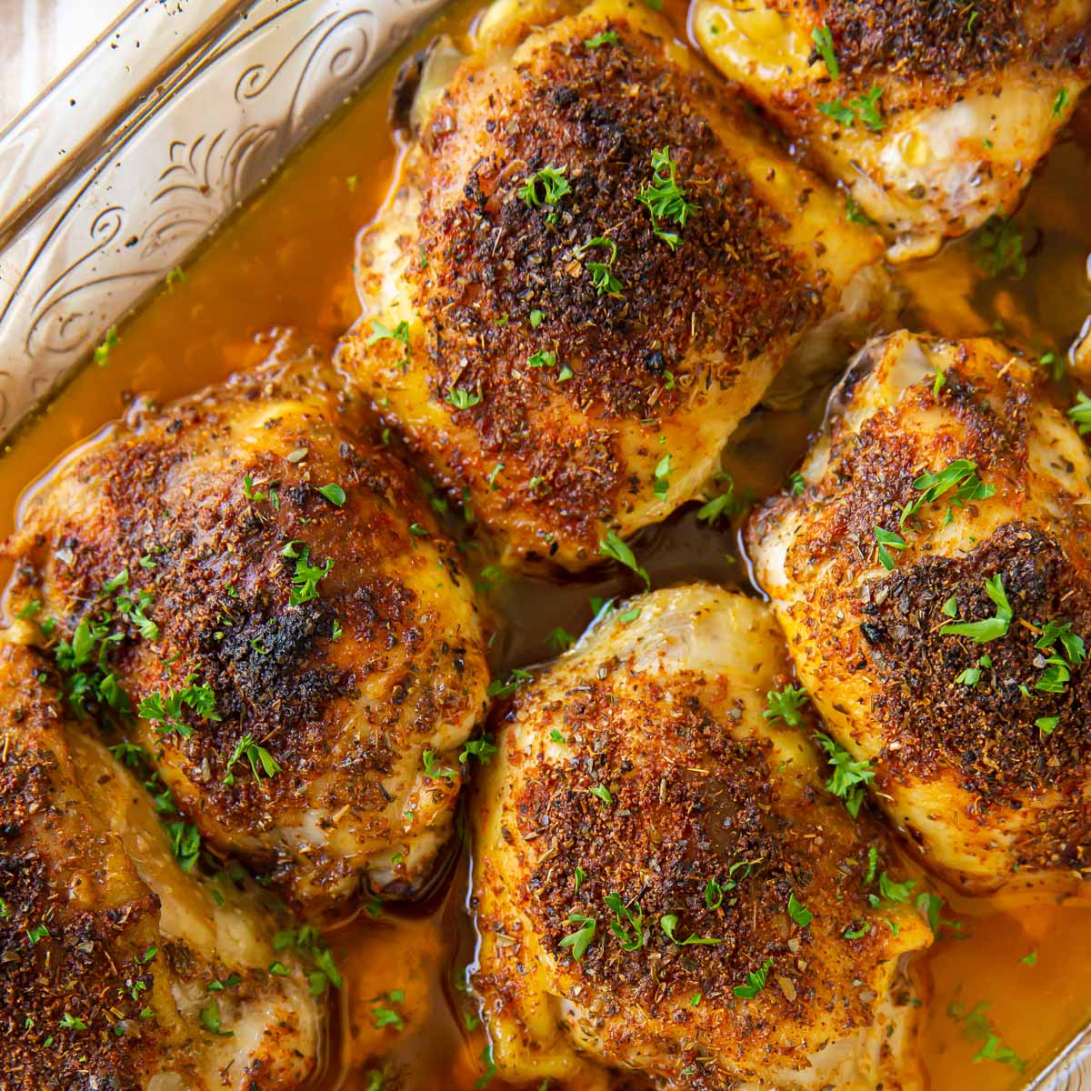 baked chicken thighs recipe