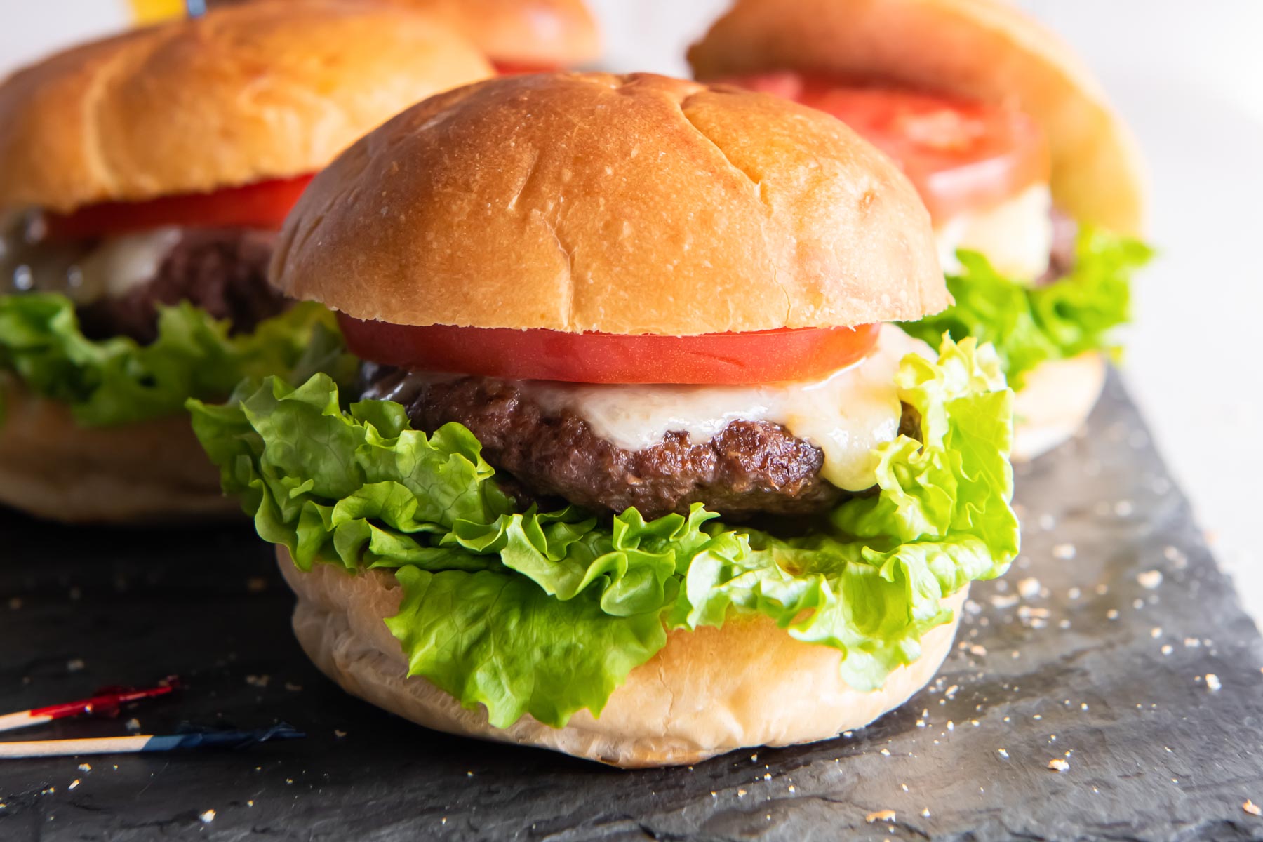 Air Fryer Hamburgers