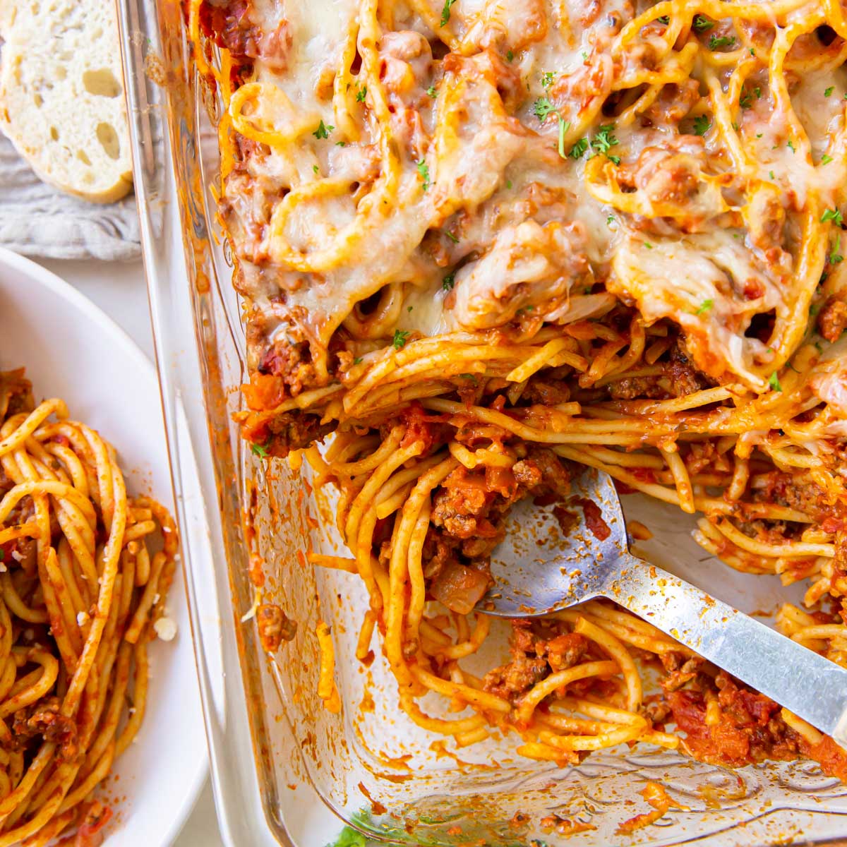 recipe for baked spaghetti