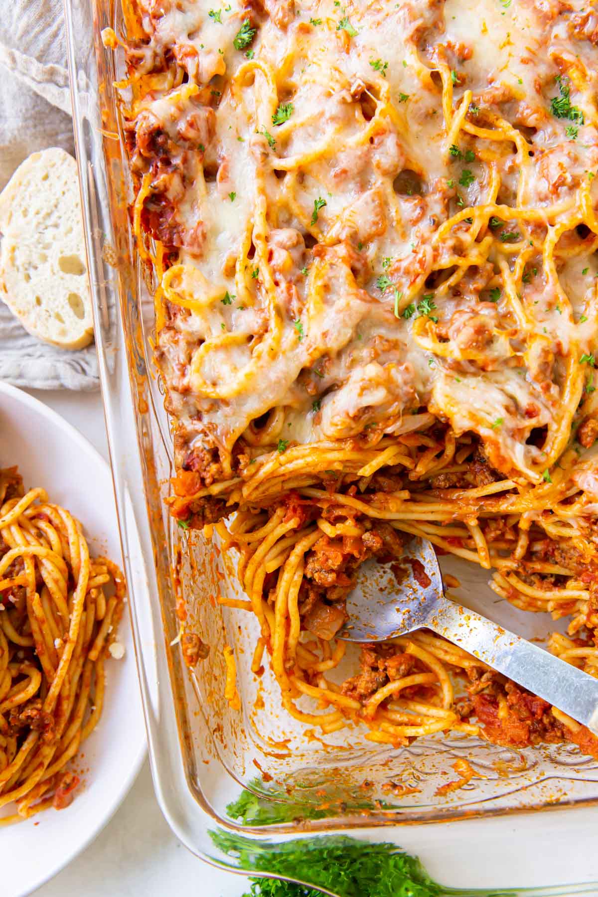 Baked Spaghetti - Kristine's Kitchen