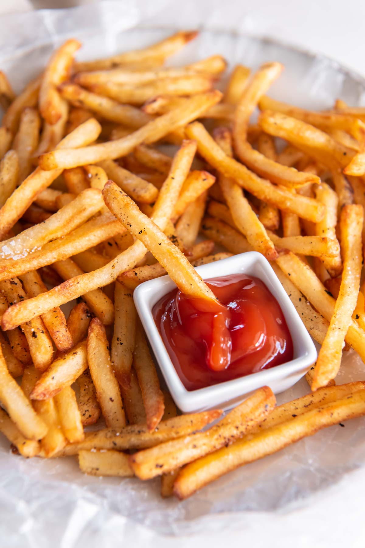 Air Fryer Frozen French Fries {So Crispy!} - Kristine's Kitchen