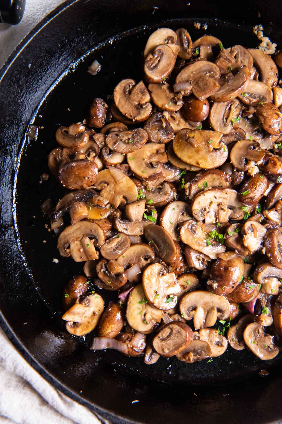 Floral Mushrooms Cast Iron Skillet Mitt 