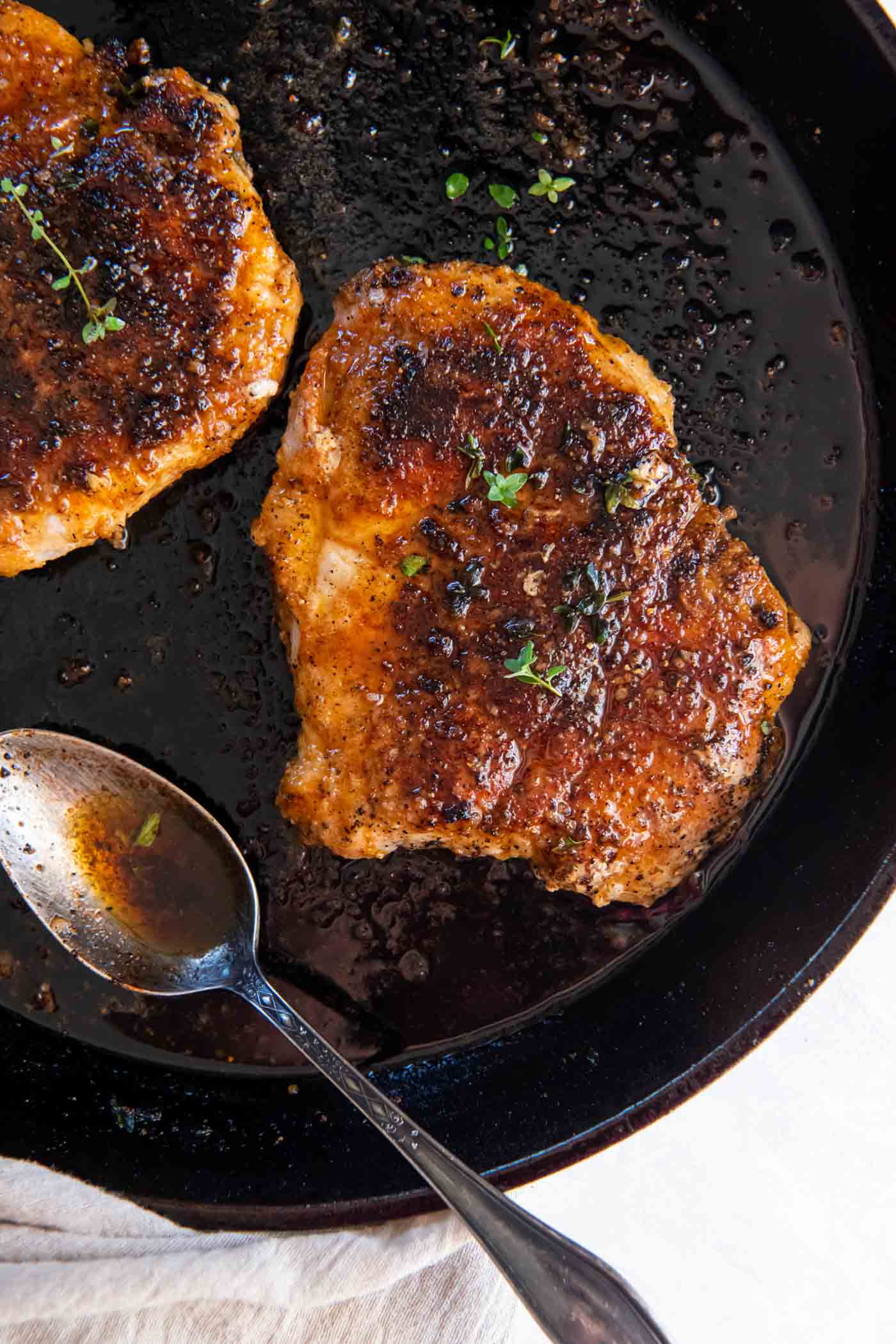 Pan Fried Pork Chops Recipe - Kristine's Kitchen