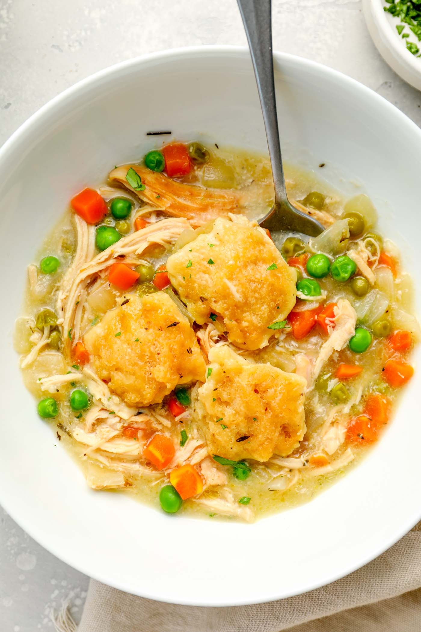 Crock Pot Chicken & Dumplings - Plain Chicken