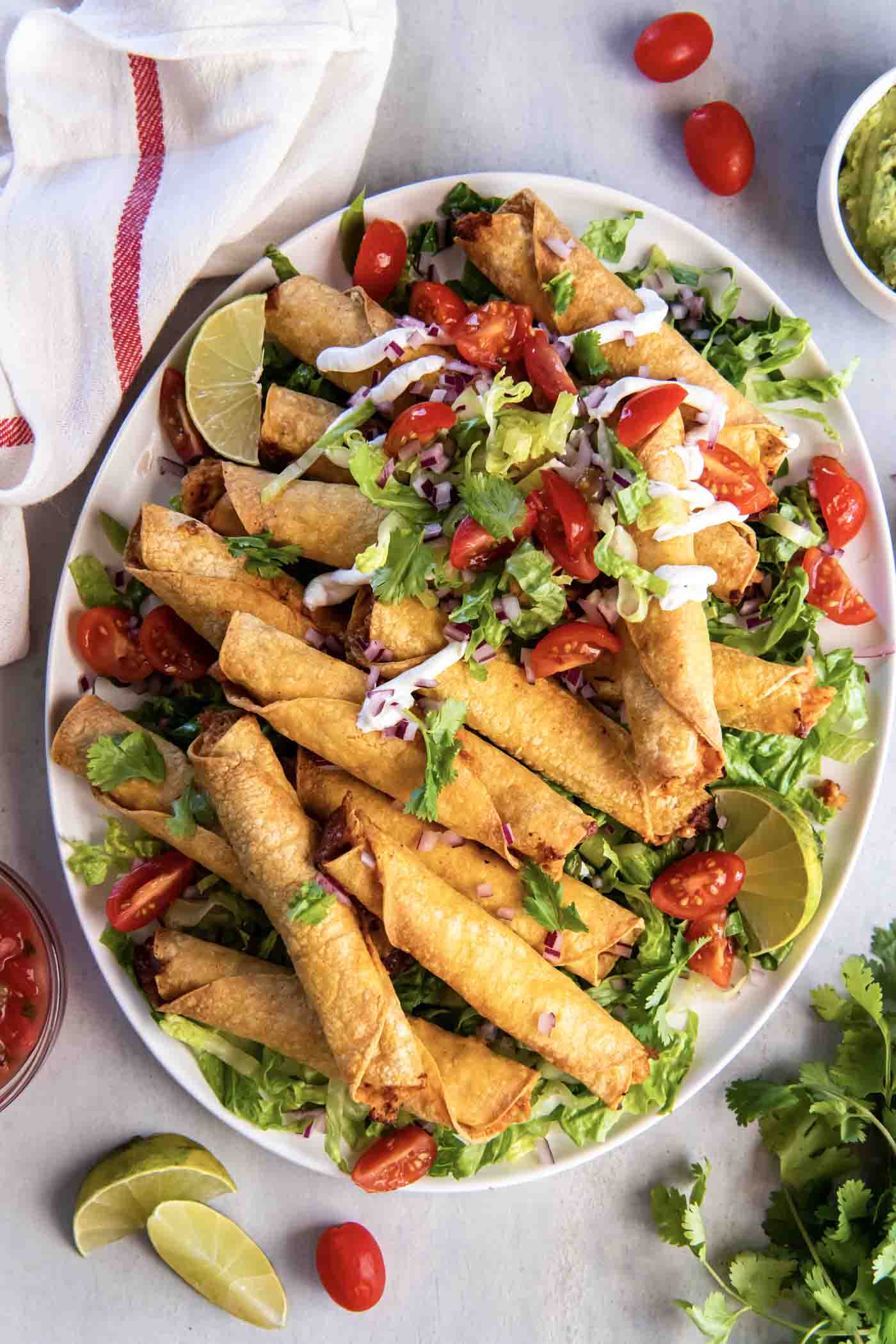 Air Fryer Chicken Taquitos Kristine's Kitchen