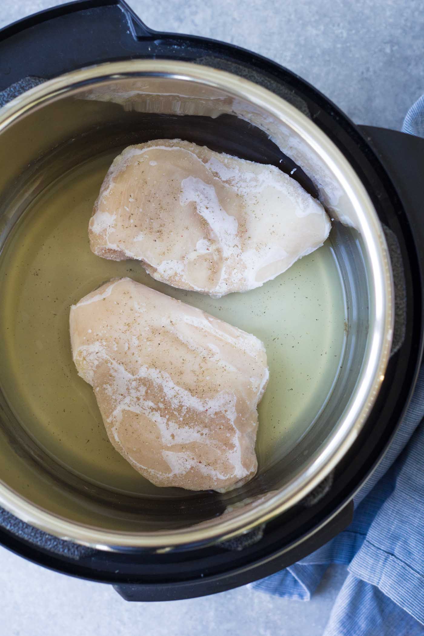 How to Cook Frozen Chicken Breasts in the Instant Pot - Kristine's