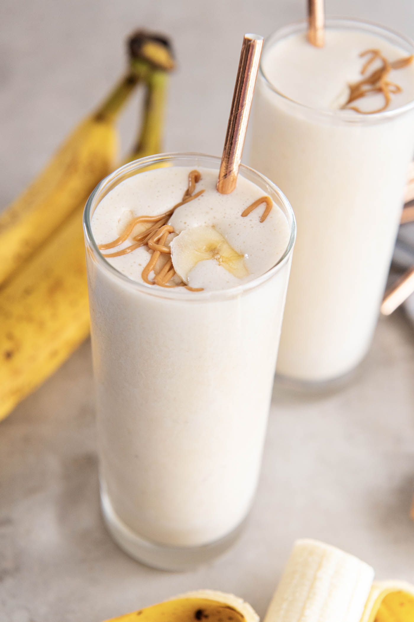 Peanut Butter Banana Smoothie [kristineskitchenblog.com]