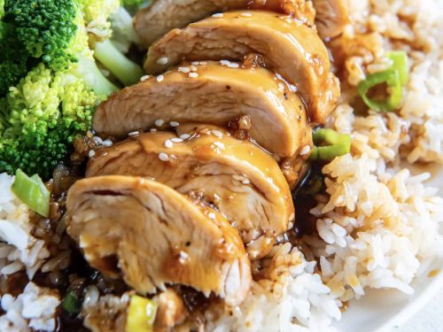 Honey Garlic Instant Pot Chicken Breasts