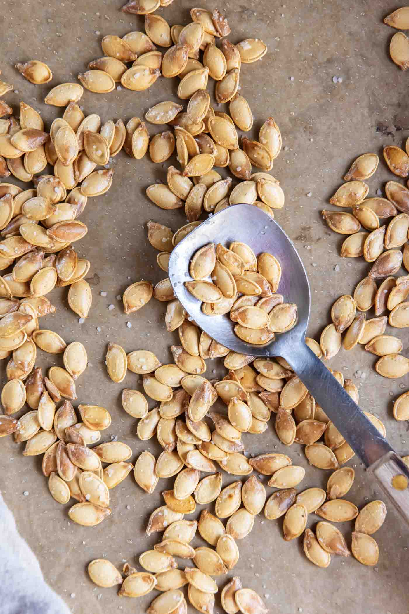 Easy Roasted Pumpkin Seeds Recipe - Kristine's Kitchen