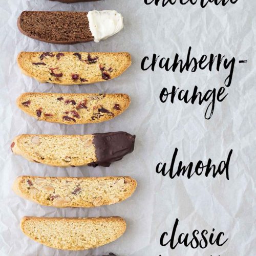Biscotti Recipe (4 Flavors)