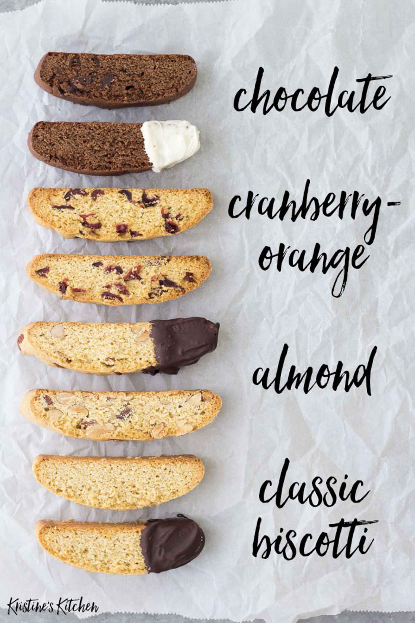 Biscotti Recipe (4 Flavors)