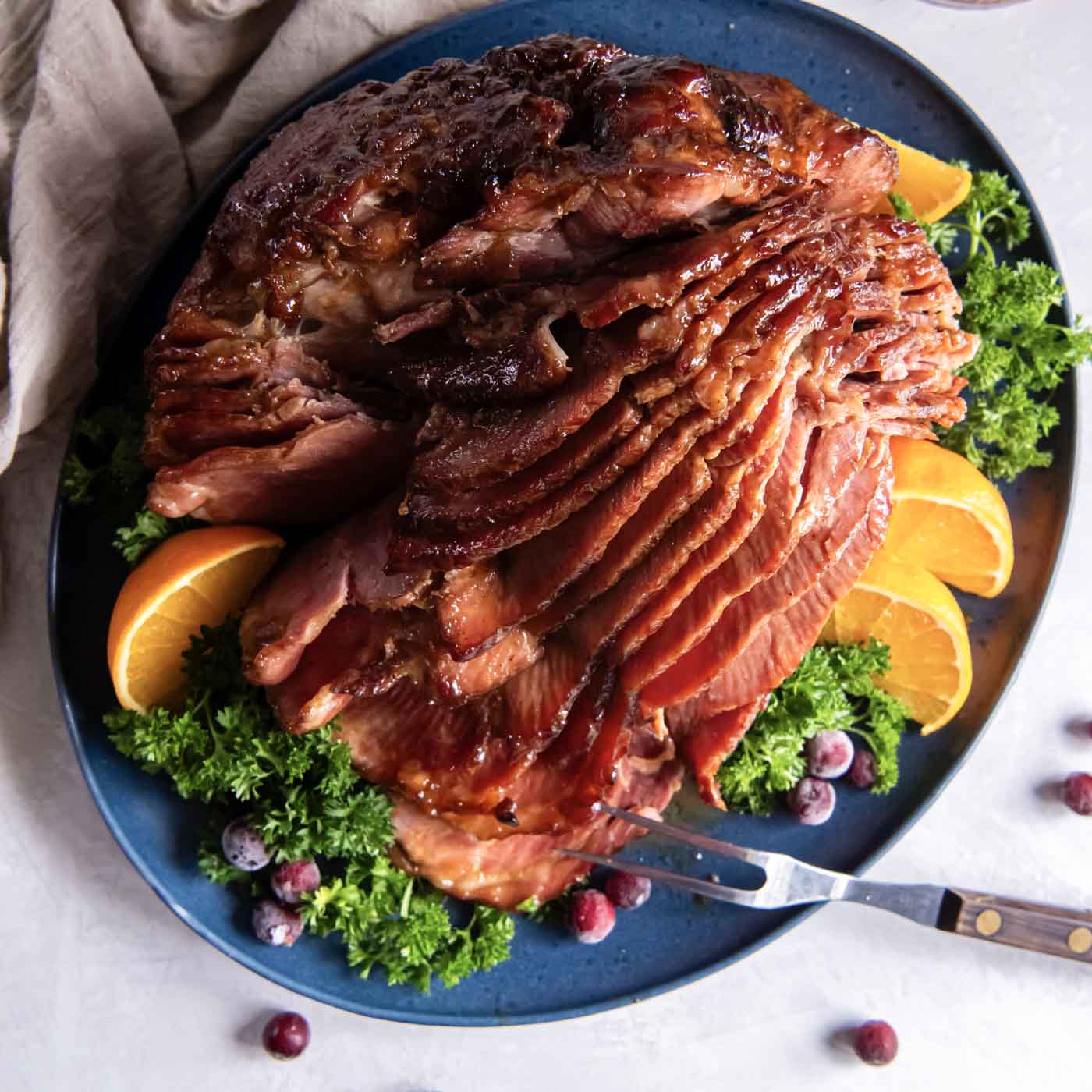 Baked Ham with the Best Glaze