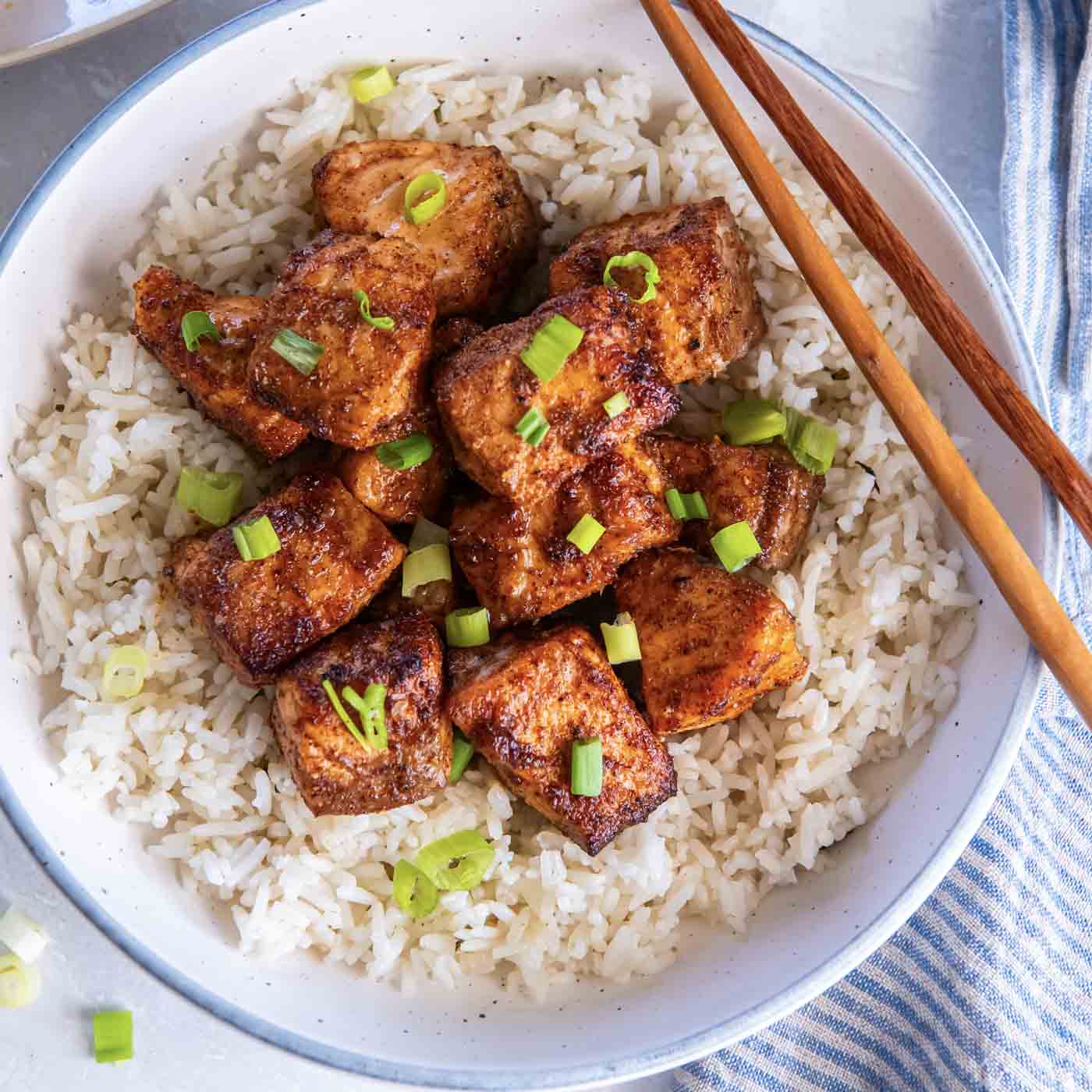 Air Fryer Salmon Bites