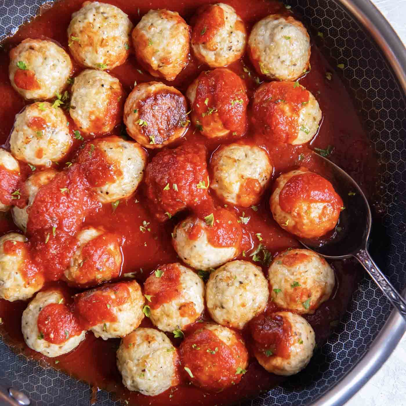 Chicken Parmesan Meatballs