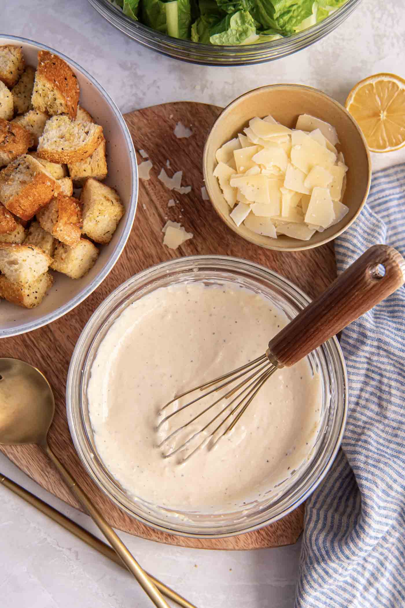 Homemade Caesar Salad Dressing - Kristine's Kitchen