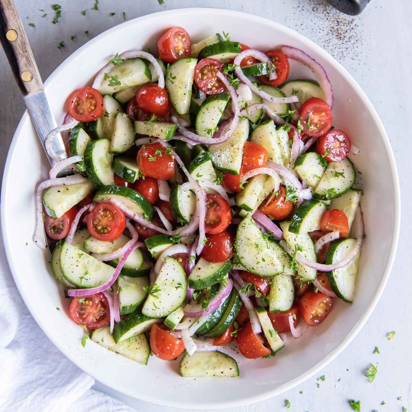 Cucumber Tomato Salad