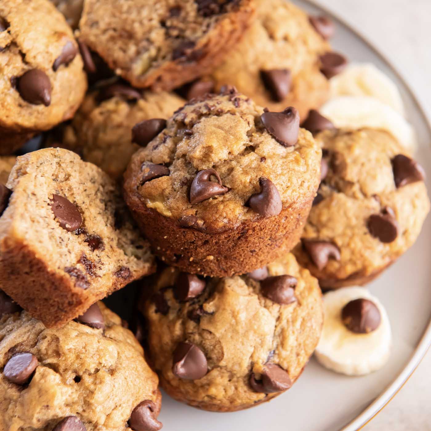 Banana Chocolate Chip Muffins